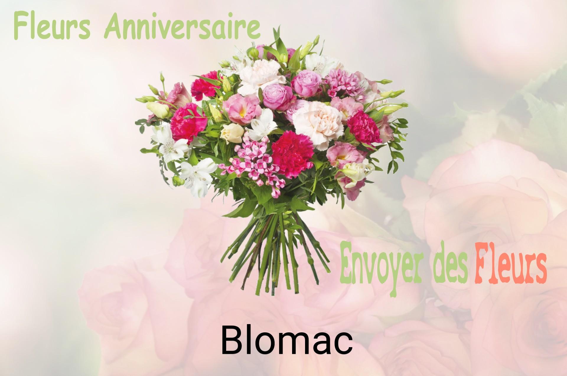 Bouquet de fleurs d’anniversaire livré à Blomac